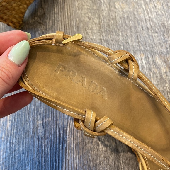 Prada Wedges - Tan, Size 37 - Picture 9 of 9